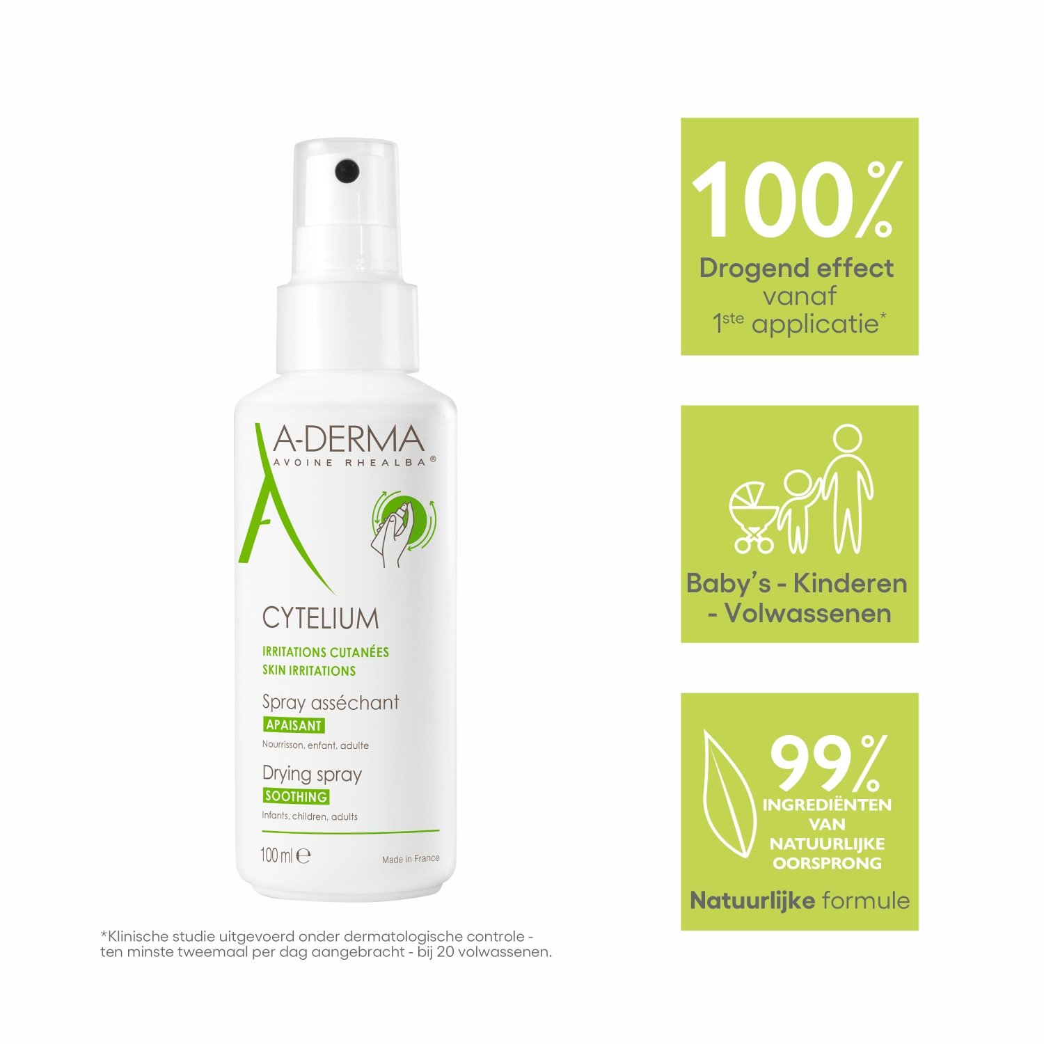 A-DERMA sprej za obraz CYTELIUM suhi sprej - 100 ml