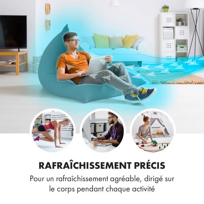 Enfriador de aire Klarstein Skyscraper Frost - Ventilador humidificador - 7 L - Blanco