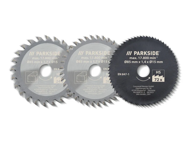 PARKSIDE® Scie circulaire + baterie + încărcător + lames de scie