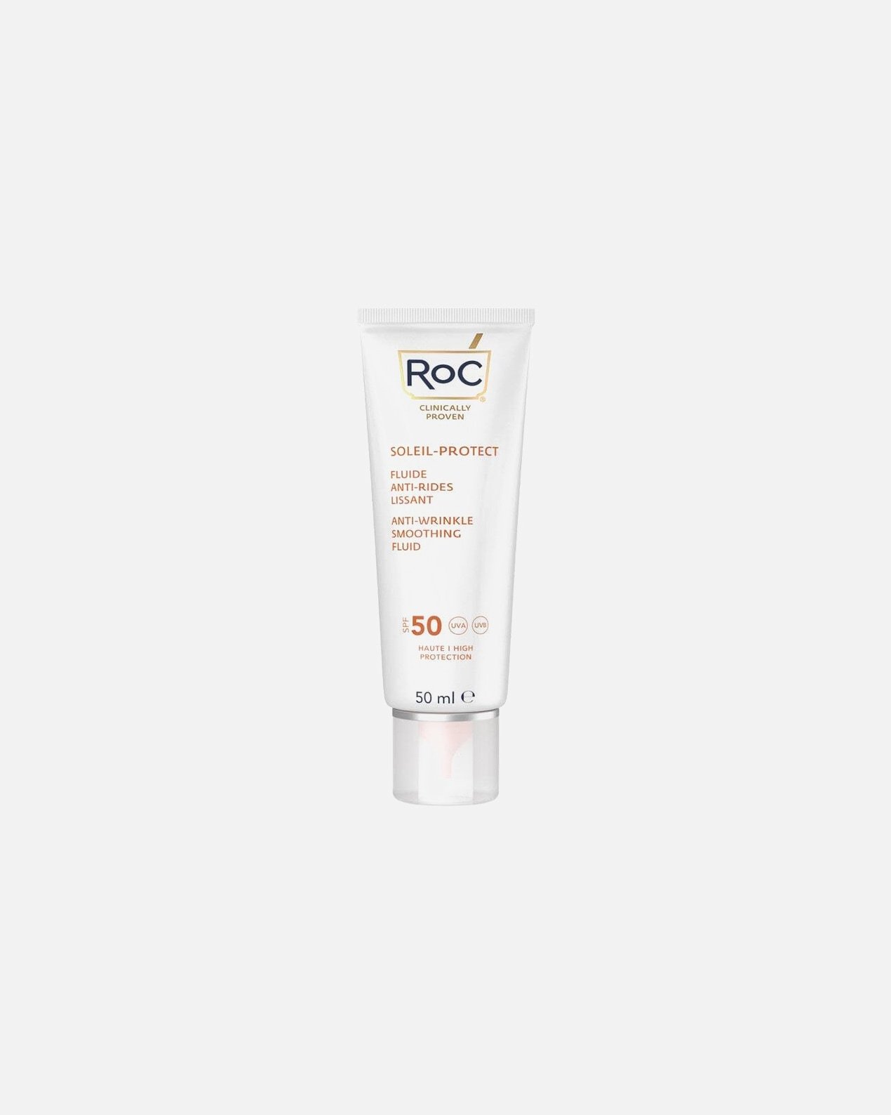 RoC Sunscreen Soleil-Protect флуид за заглађивање бора SPF 50 - 50 мл