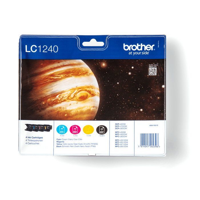 Brother LC1240 Ink Cartridges Multipack Color