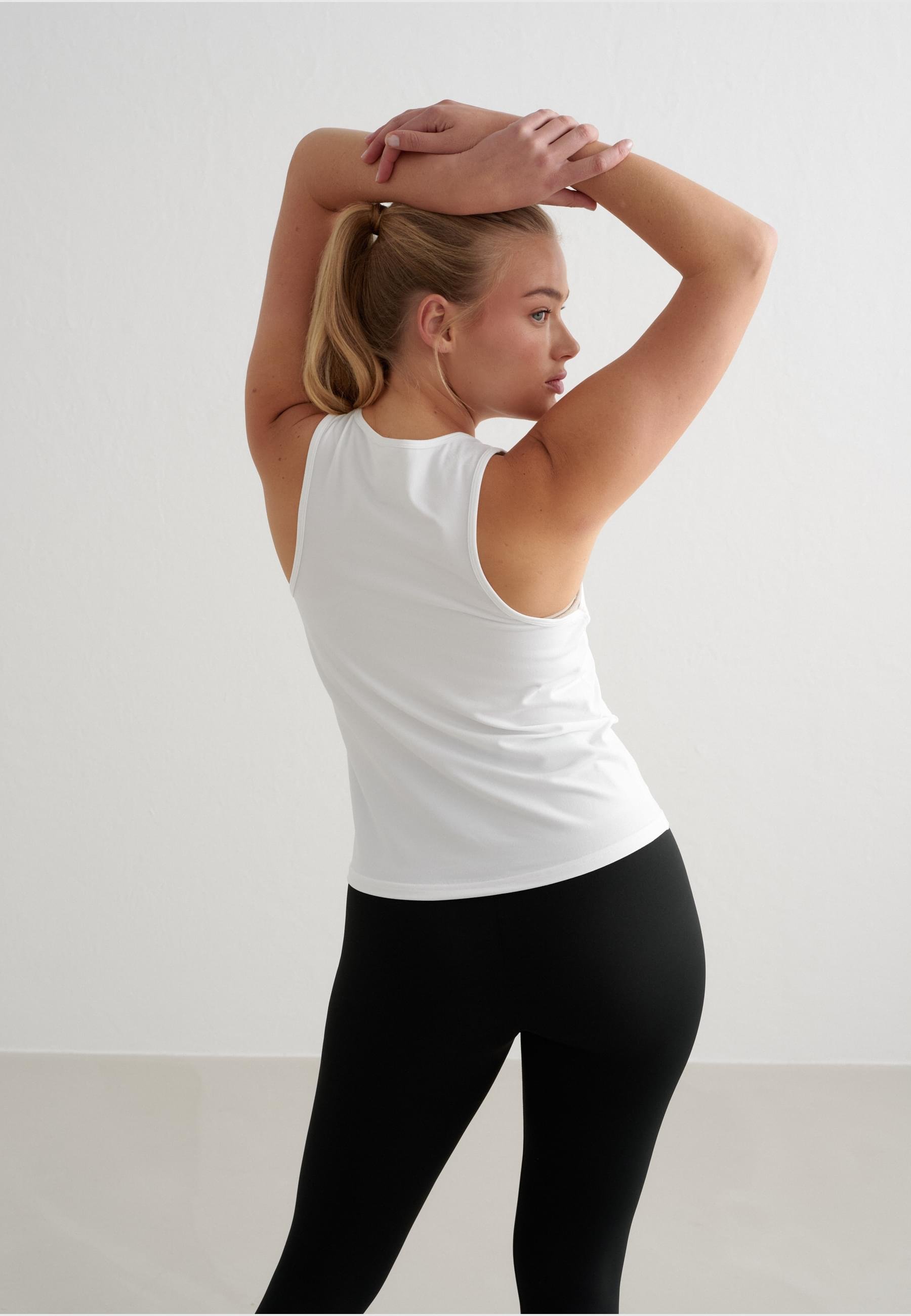 aim'n® SOFT SINGLET - Bluză - alb