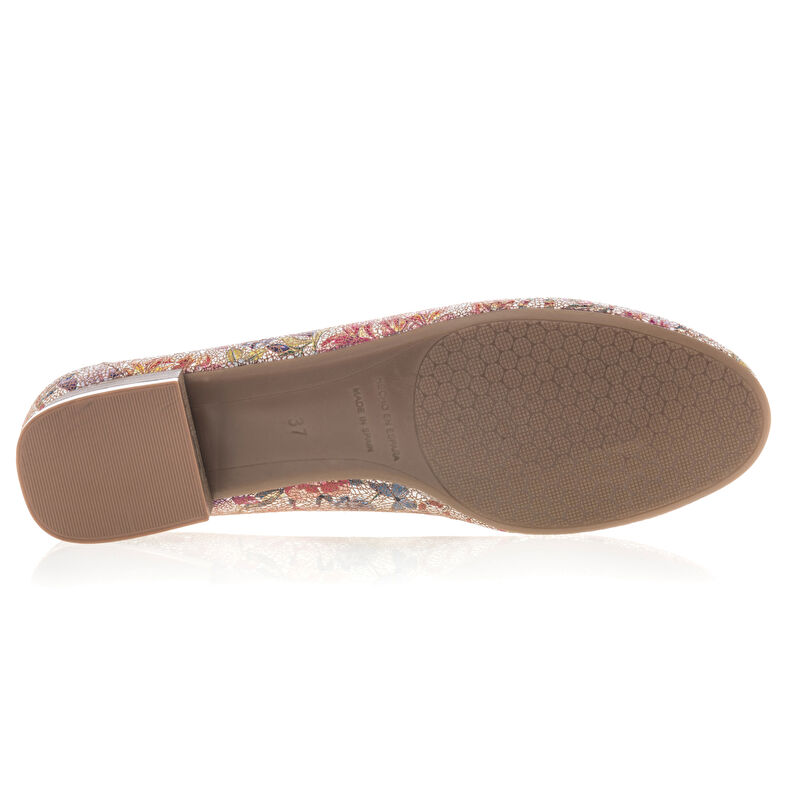 Flerfärgade loafers/båtskor för kvinnor