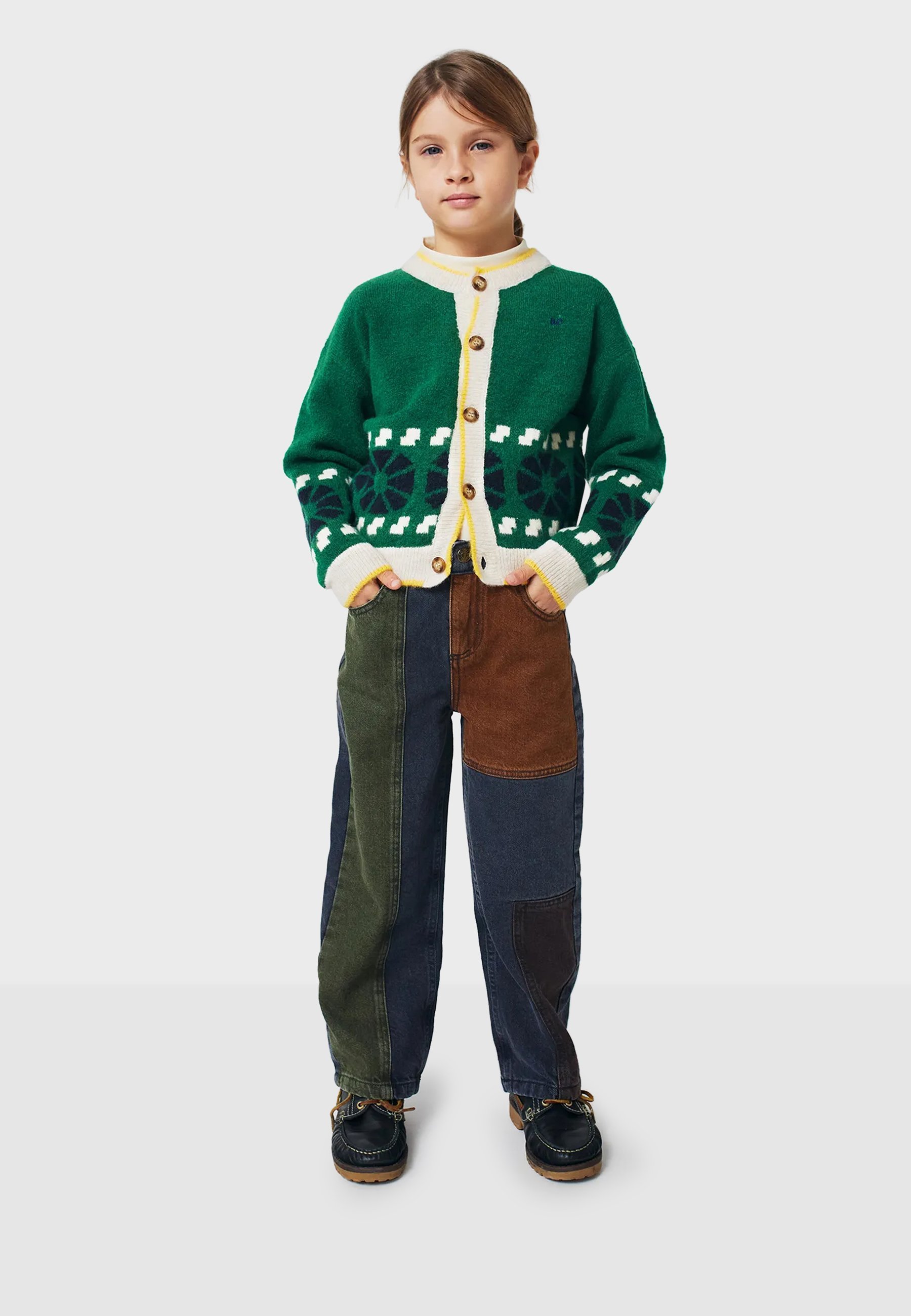 Bobo Choses UNISEX - Rechte jeans - gemêleerd grijs