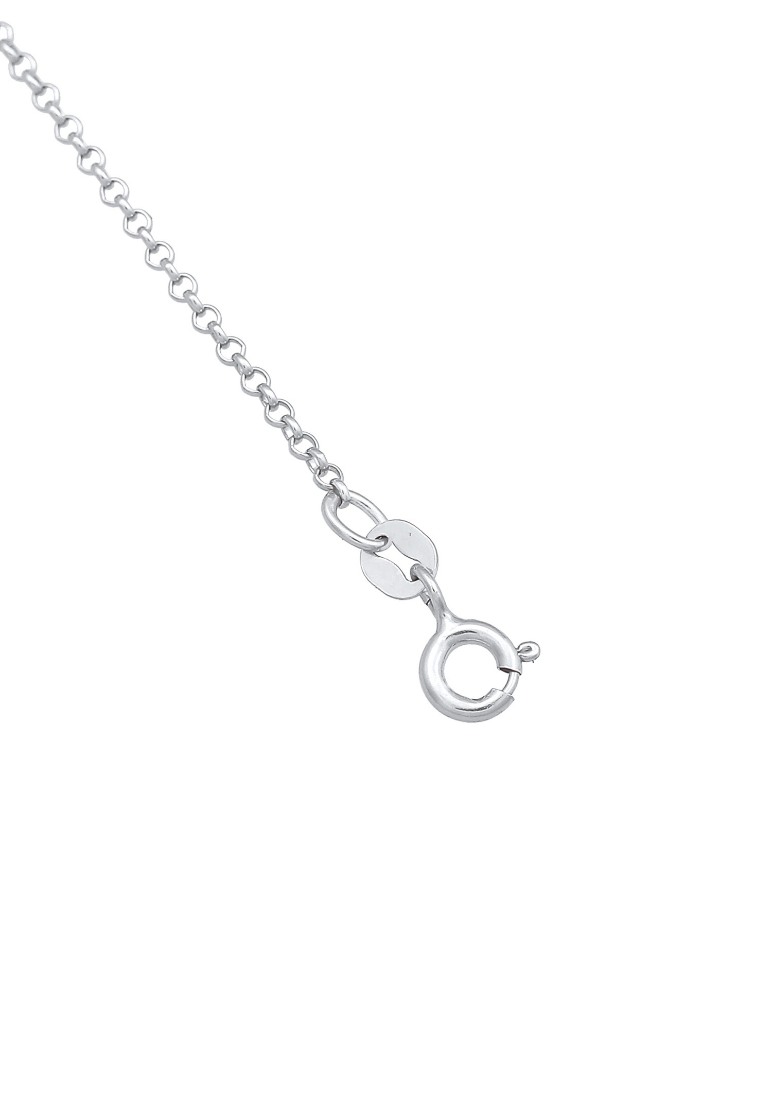 Elli Femmes pendentif étincelant avec cristal Pink Rose en argent sterling 925