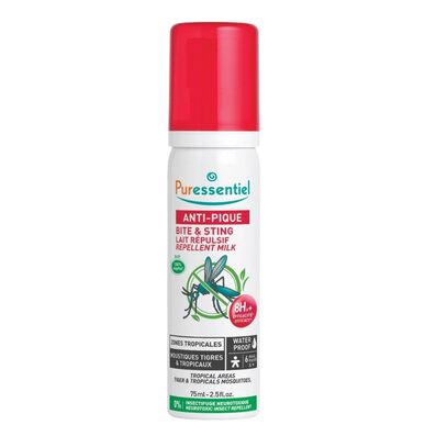Puressentiel Anti-Pique Bite & Sting Zones Tropicales Repellent Milk Tropical Zones 75 ml 75 ml