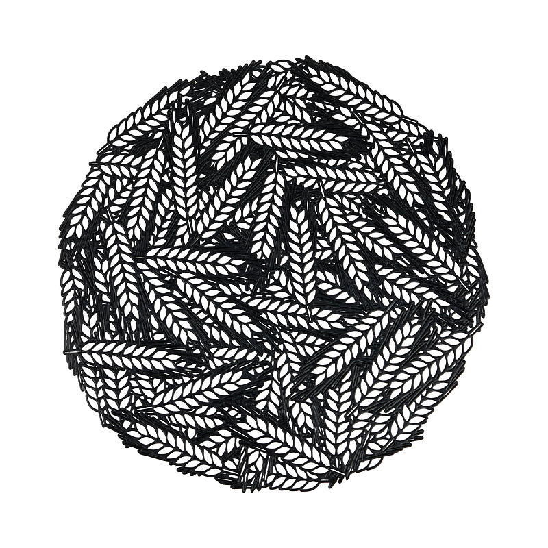 Hemmetallskylt ø 38 cm PVC