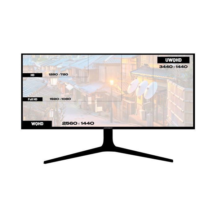 Monitor curvo para PC - JAPANNEXT - 34