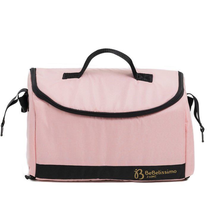 Poussette transformable - combinée - 2 en 1 - poids 0-22kg - Bebelissimo J'AIME - rose