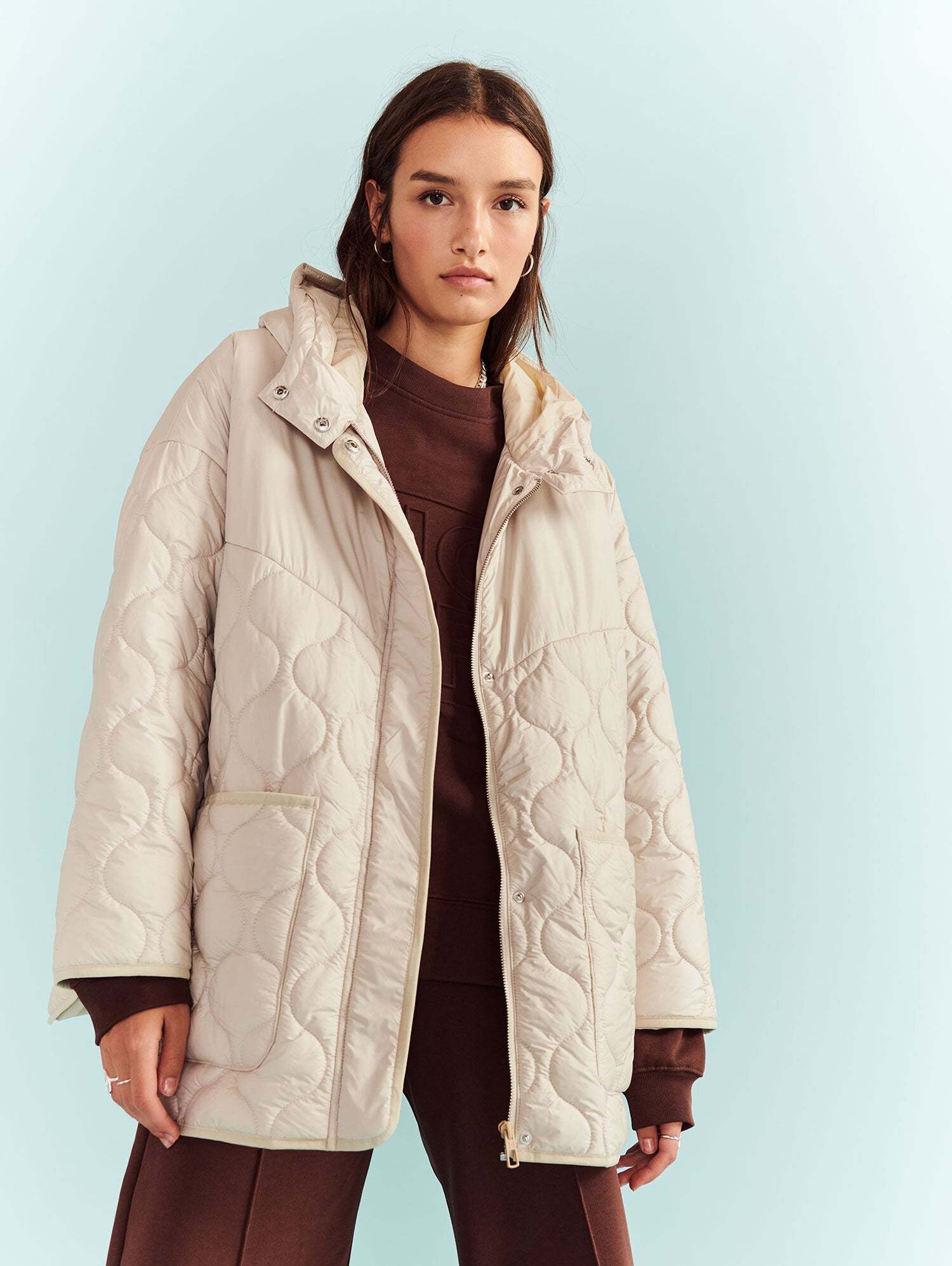 ALPES PUFFER JACKET OFF-WHITE
