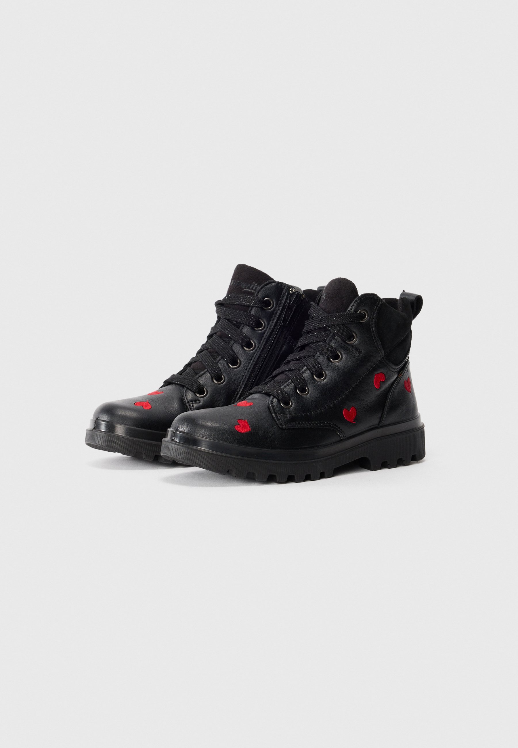 Superfit GORE-TEX ABBY NOVA - Enkellaarsjes met vetersluiting - zwart