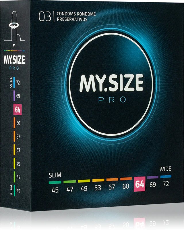 Preservativos para dispositivos médicos MY.SIZE 64 mm Pro