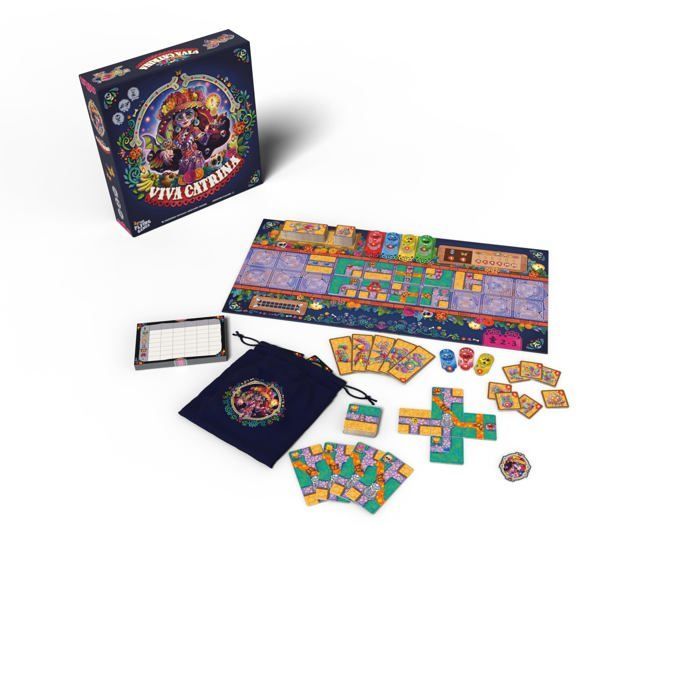 Jeu de société stratégique - Blackrock Games - Viva Caterina - 2-6 joueurs - Dès 8 ans - Pose de tuiles