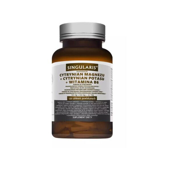 Citrate de magnésium + potassium + vitamine B6