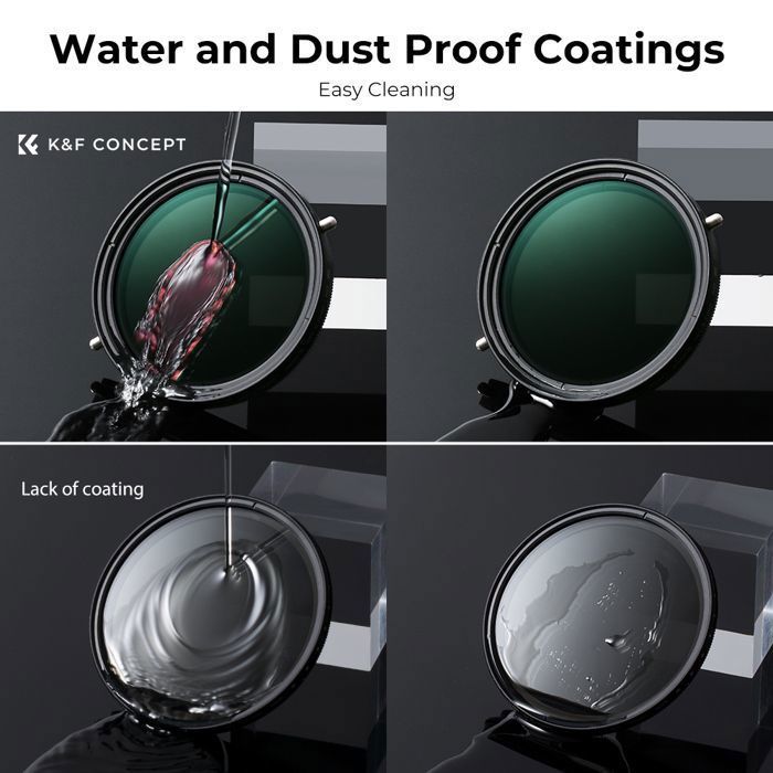 Filtro K&F CONCEPT 67mm CPL+ND2-32 a croce blu per fotocamere