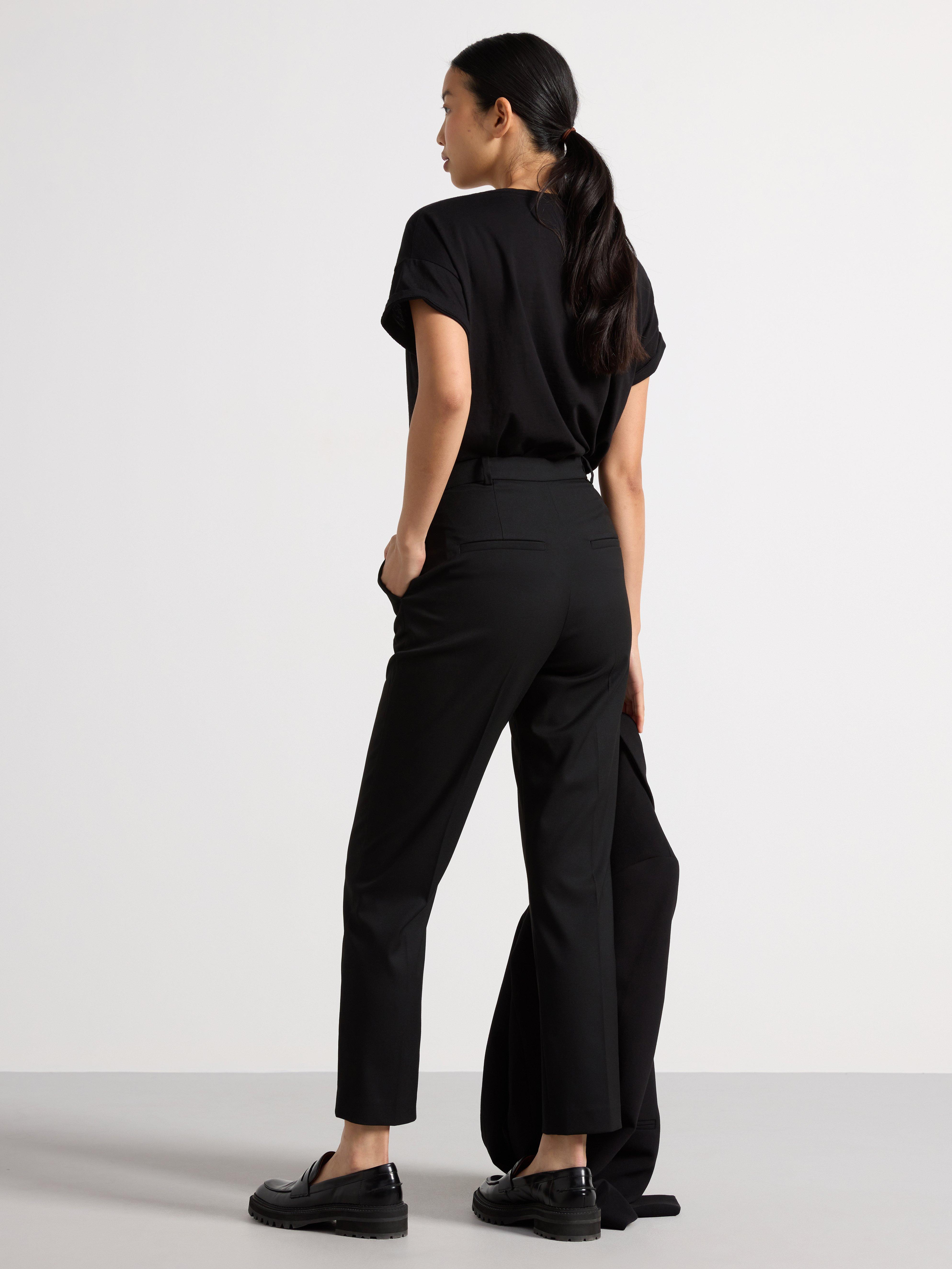 Pantalones cortos POLLY croppade negros