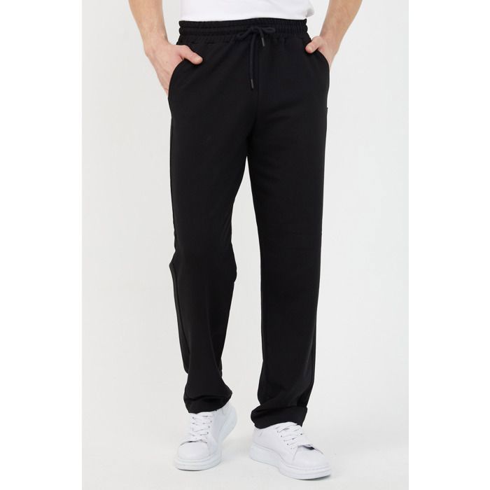 4-Pack Men's Everyday Comfort Jogging Pants – Black, Dark Grey, Light Grey & Blue – Straight Fit, Breathable Cotton – Sizes S to 7XL – COMEOR