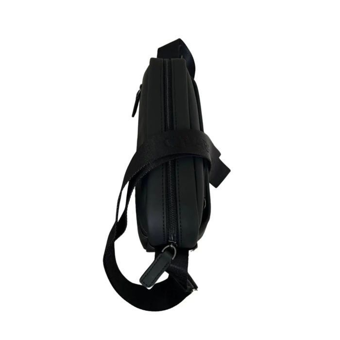 Bolsa transversal mini com zíper Touch Bis Chabrand, preta