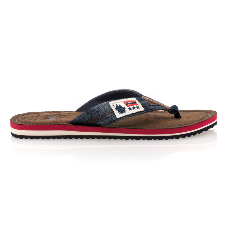 Men's Blue Flip-Flops / Thong Sandals
