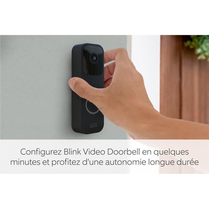 Smart Doorbell - BLINK - Video Doorbell - Black