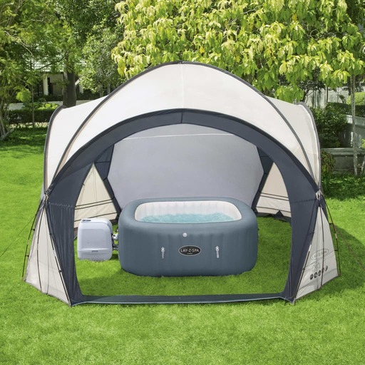 Bestway Lay-z-spa kuppeltelt til spabad 390x390x255cm