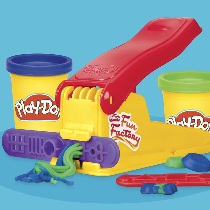 Play-Doh 4 Mini Classic Sets: Hairdresser, Vet, Ice Cream, and Fun Factory; Creative Play; Classic; Ages 3+