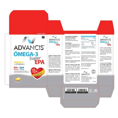 Advancis Omega 3 Super EPA prehransko dopolnilo 30 kapsul
