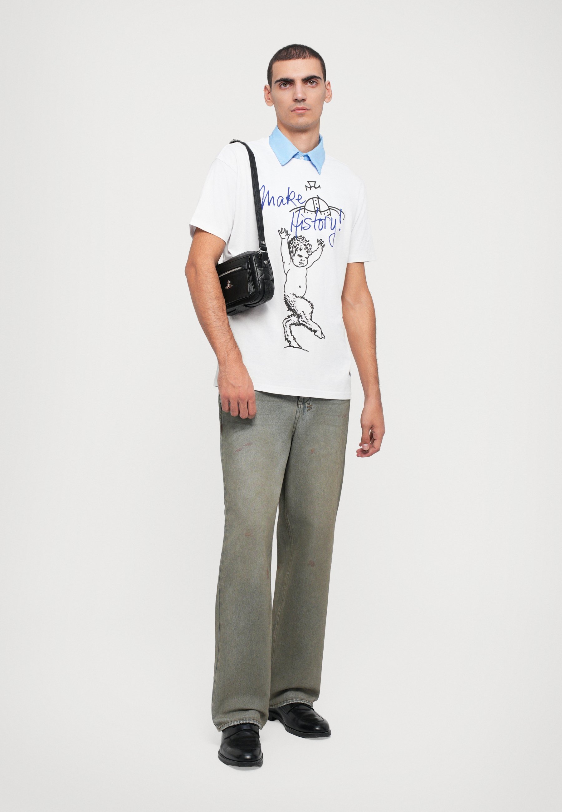 Vivienne Westwood FAWN CLASSIC UNISEX - T-shirt stampata - bianca