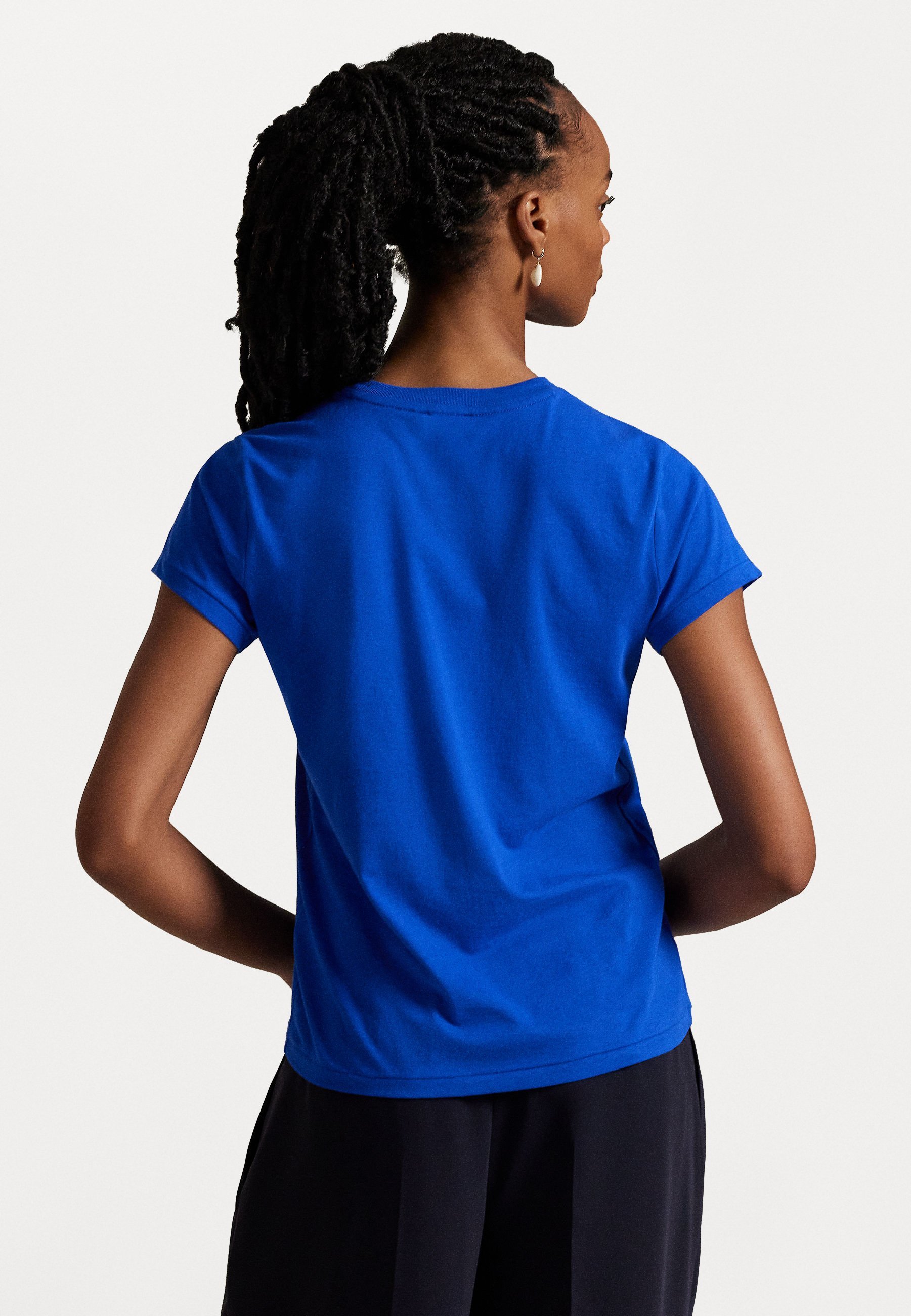 Polo Ralph Lauren katoenen jersey T-shirt met ronde hals - Basic T-shirt - Pacific Royal