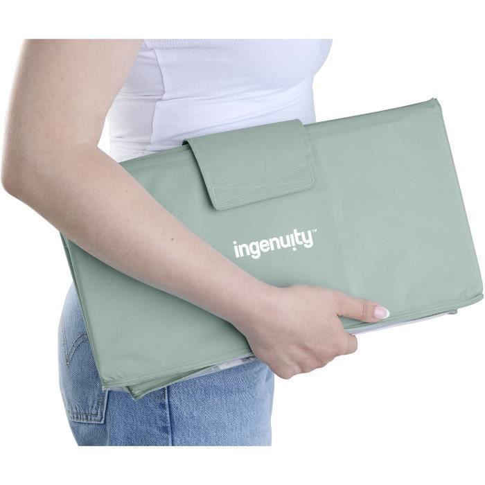 INGENUITY - Sammenklappeligt babybadekar - Bærbart - Vandtæt foring - Nem at rengøre