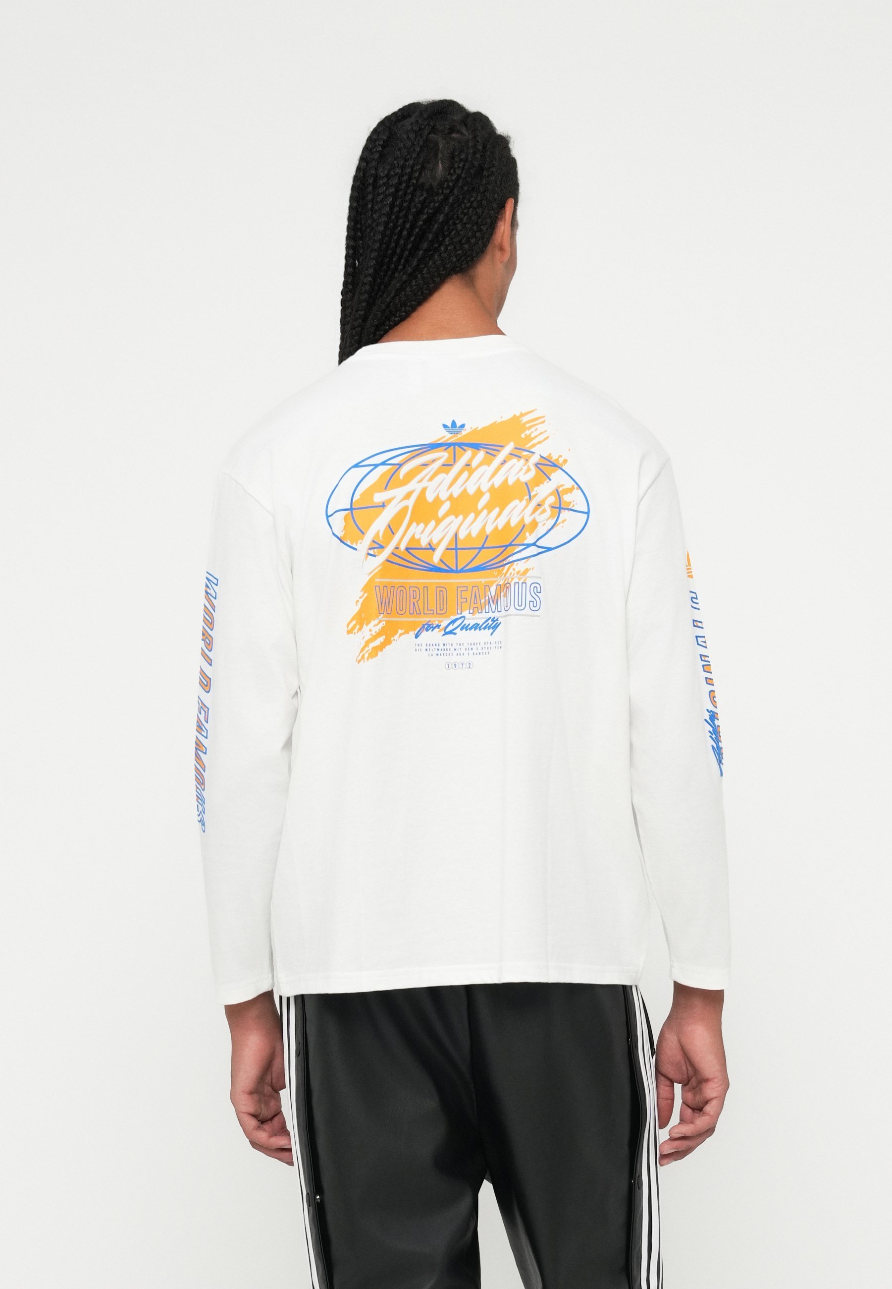 adidas Originals GRAPHIC UNISEX - Top met lange mouwen - wit