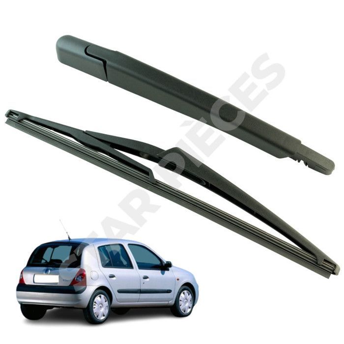 Rear wiper arm for Clio 2 (1998-2012) with wiper blade 7701045207