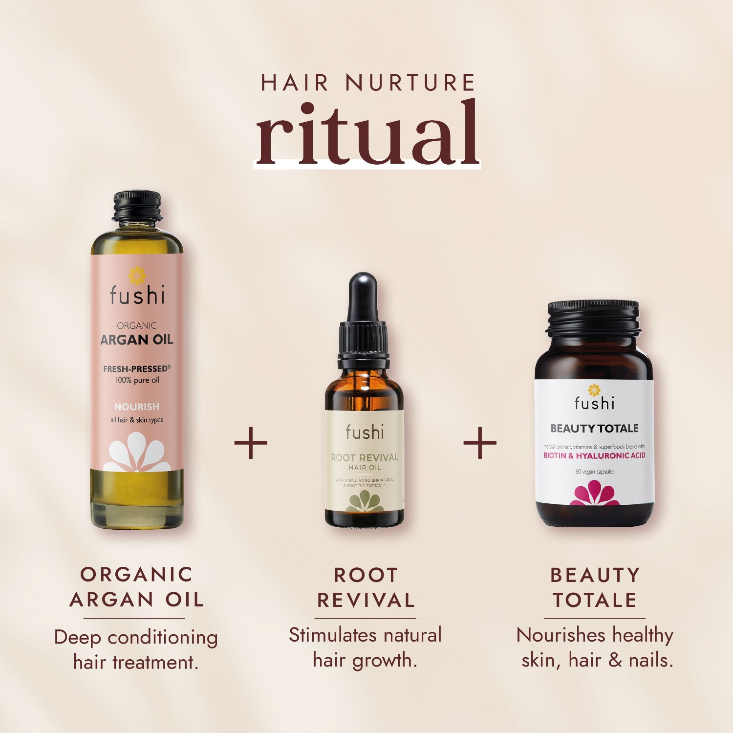 Huile corporelle à l'huile d'argan bio Fushi - 100 ml