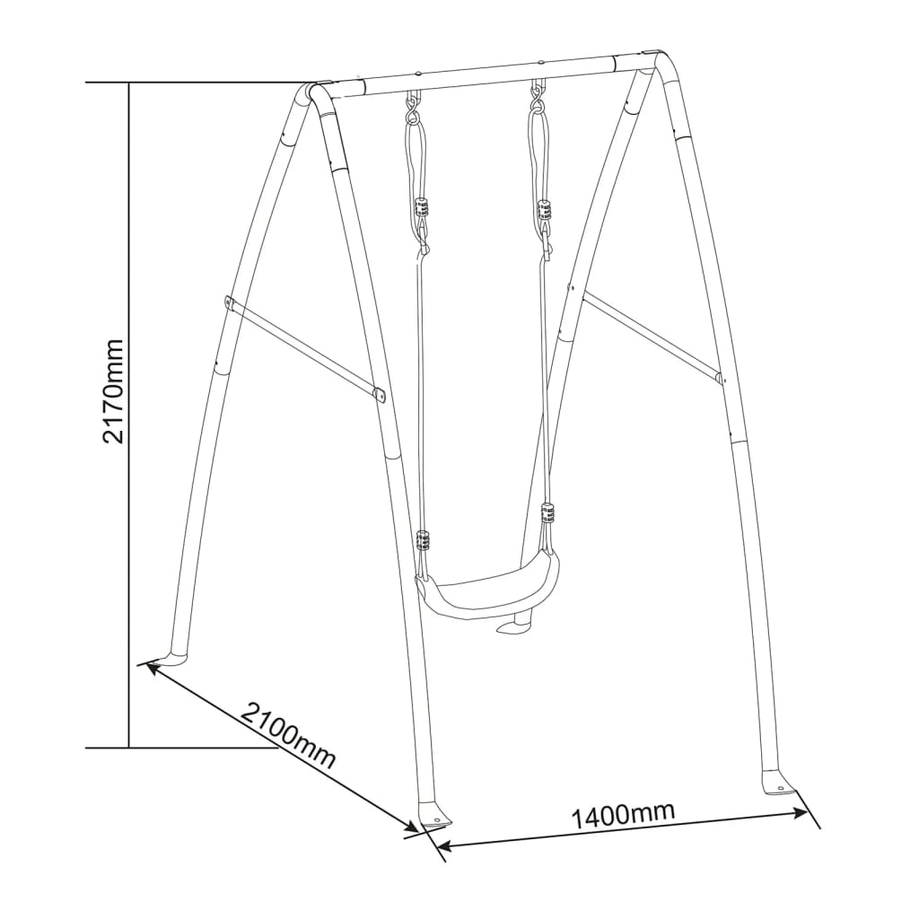 Columpio Metal Axi 210 X 140 X 217 Cm