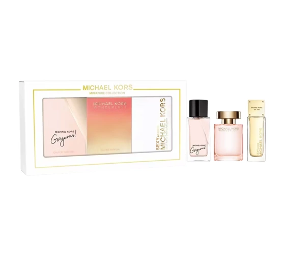 Michael Kors woda perfumowana Gorgeous! 5 ml   Wonderlust 4 ml   Sexy Amber 5 ml