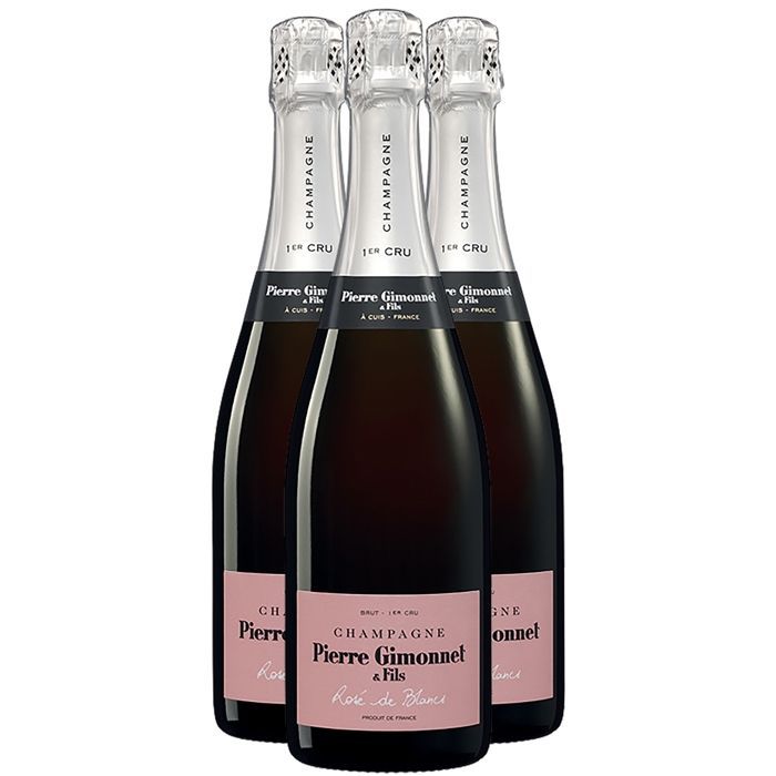 Champagne Pierre Gimonnet et Fils Rosé de Blancs Brut - Champagne (3x75cl)