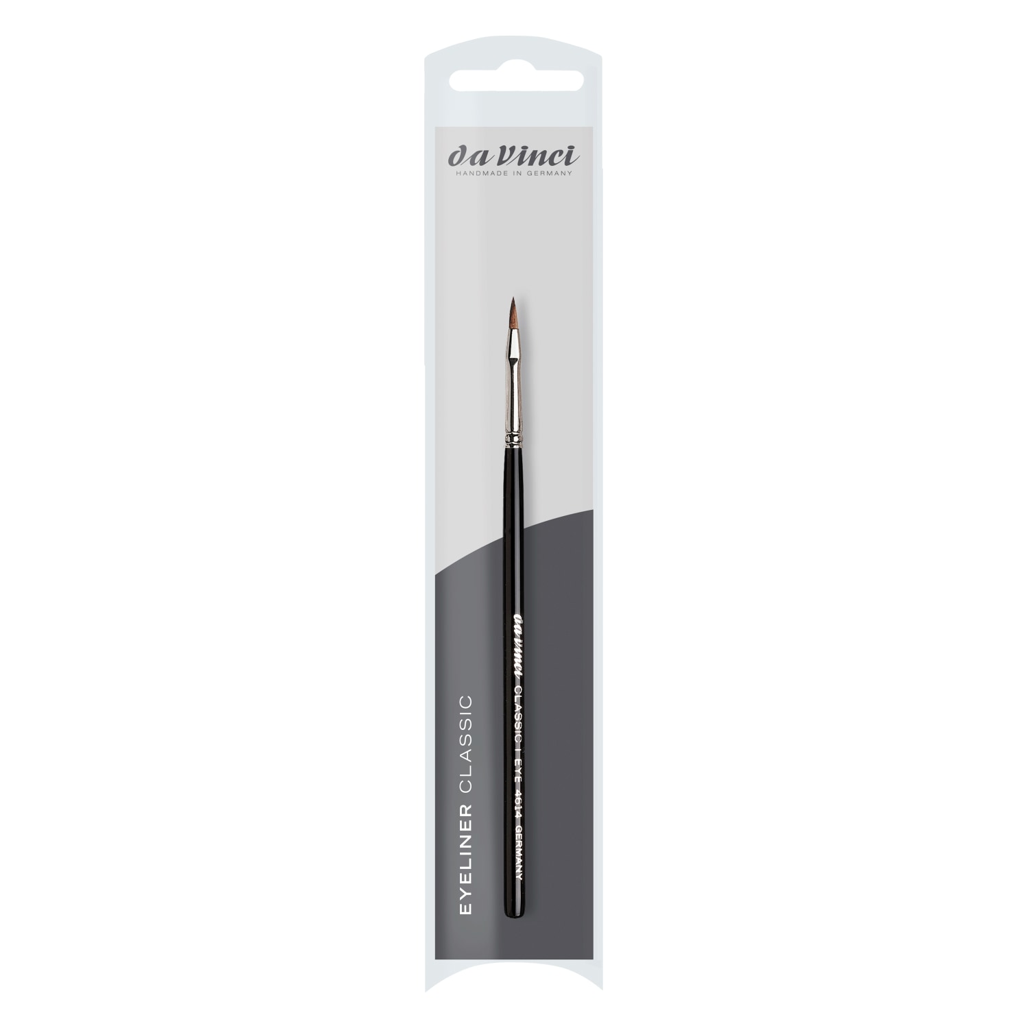 Pinceau eyeliner Da Vinci, eyeliner classique Da Vinci noir - 1 pièce