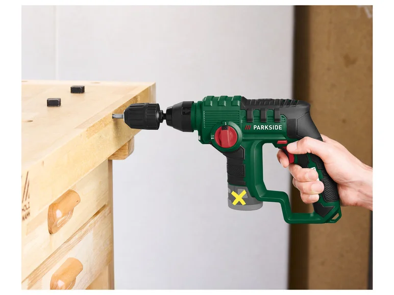 Martelo perfurador PARKSIDE® com bisel PBHA 12 A1, 12 V