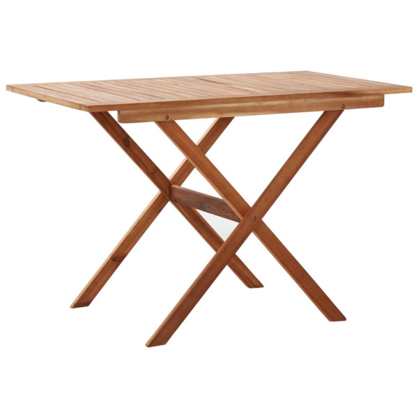 VidaXL Stół ogrodowy Brąz 110 x 67 x 74 cm Technorattan