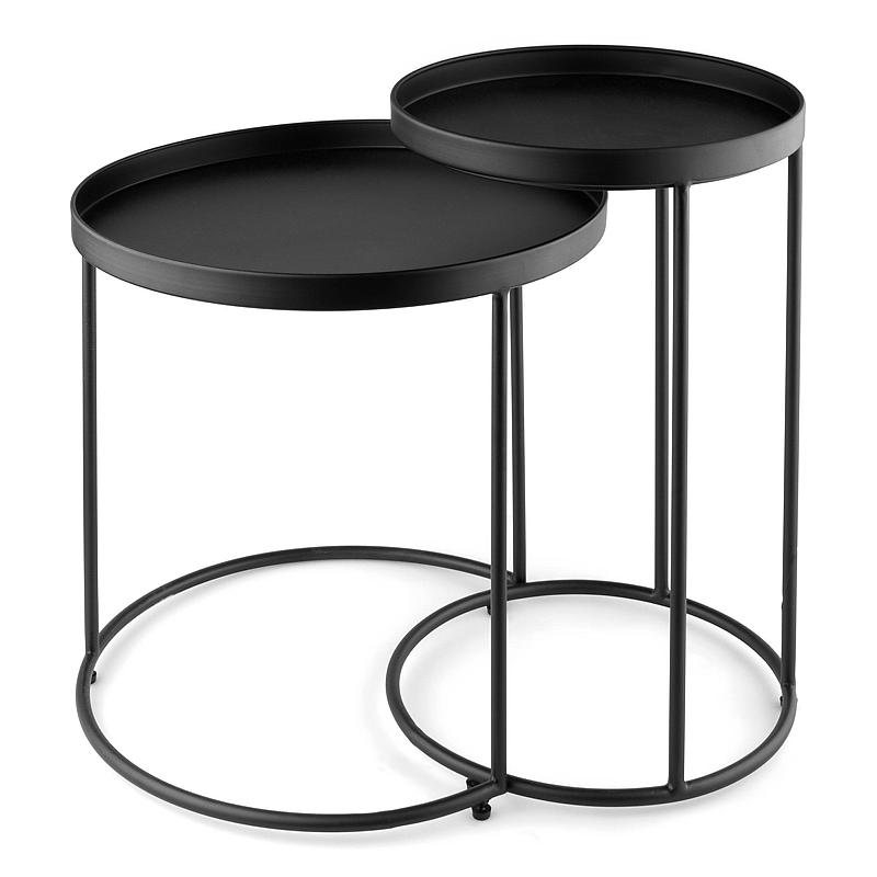 Tavolino da casa s/2 ø 48,5x45/36,5x54,5 cm