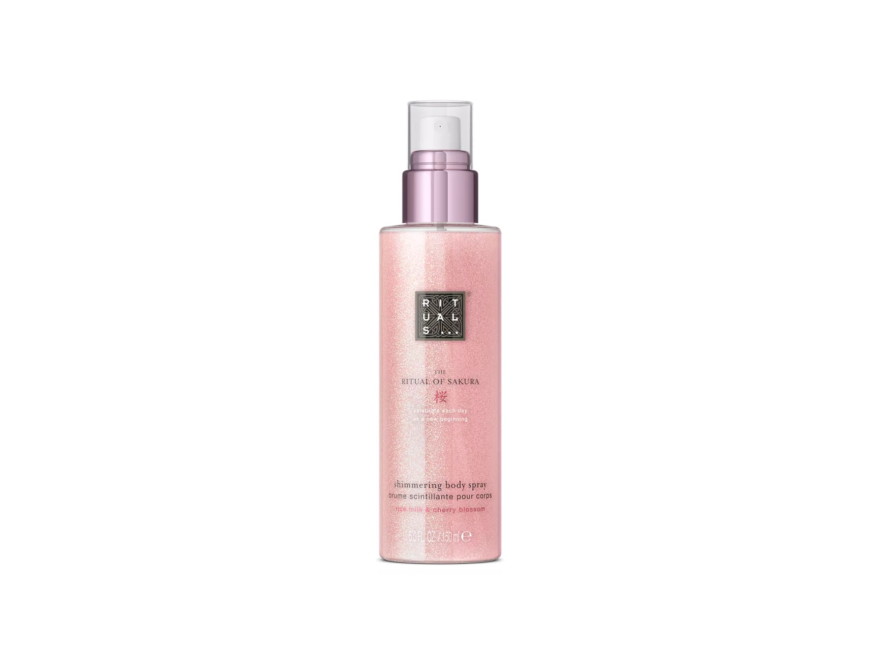 Trblietavý telový sprej The Ritual of Sakura 150ml