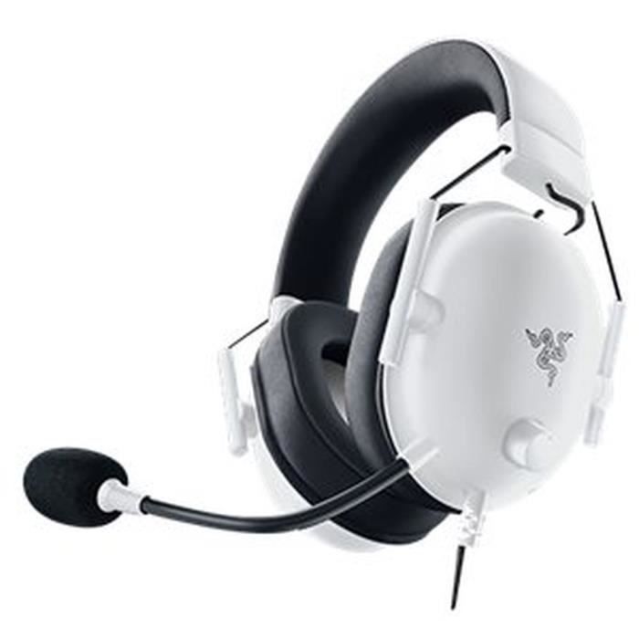 Razer BLACKSHARK V2 X WHITE PC Headset - Multi-platform wired headset for esports