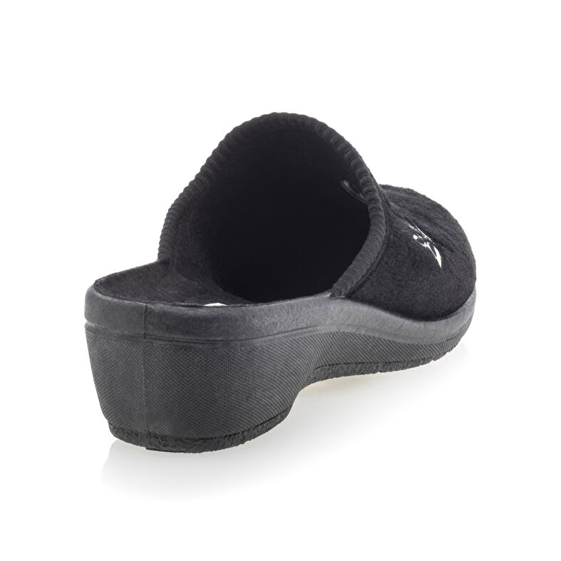 Pantofole nere da donna
