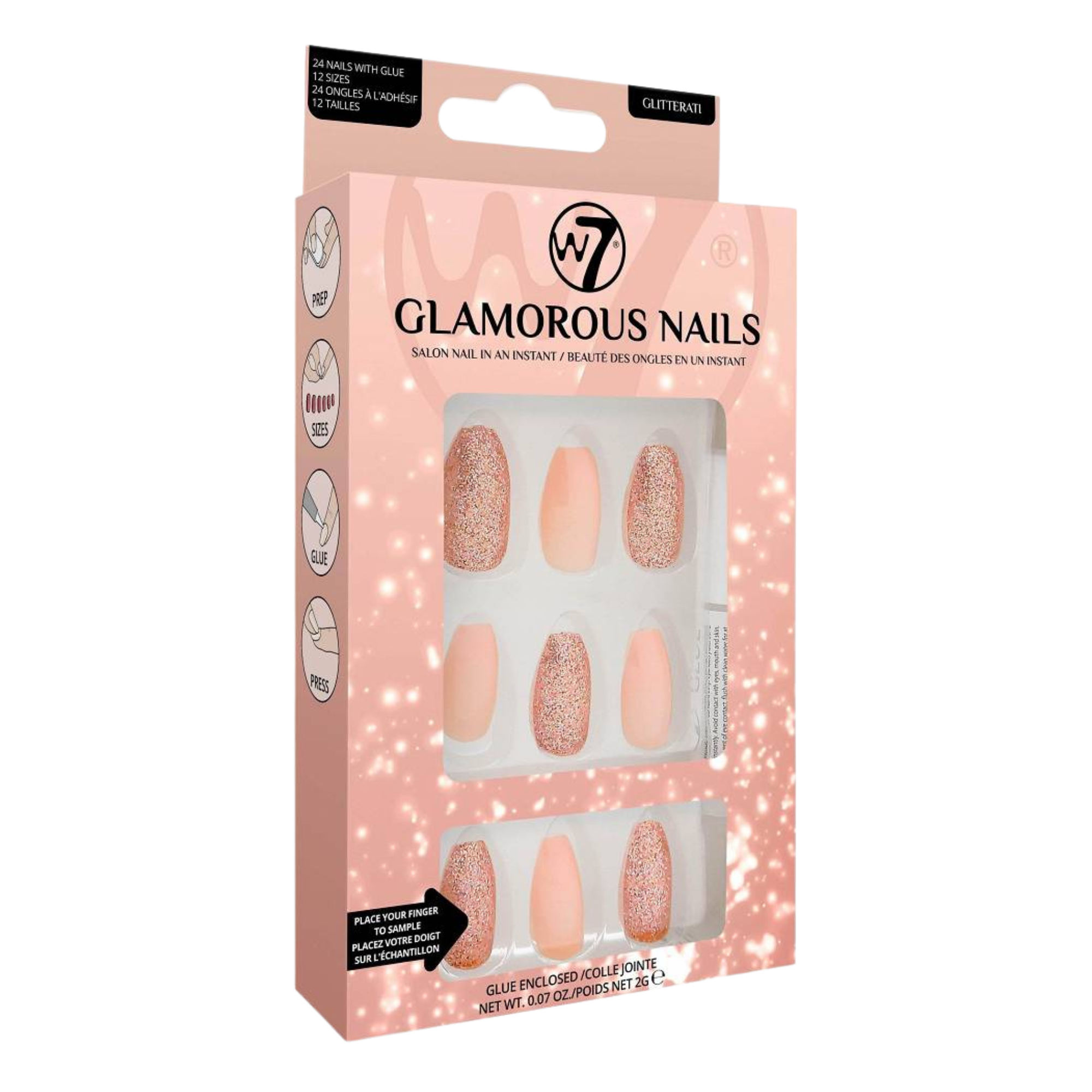 W7 Glamurozni nokti