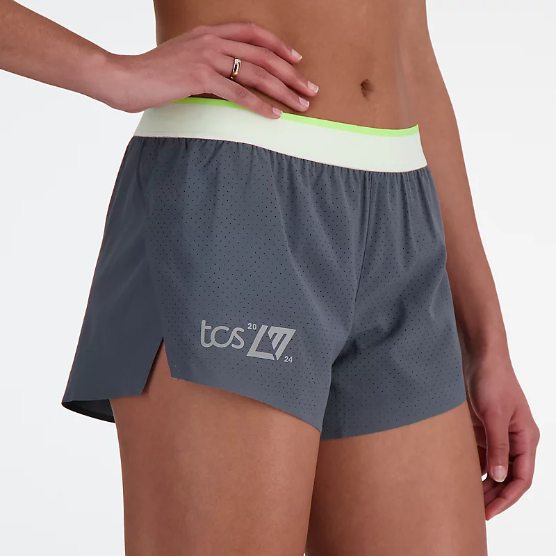 Women's London Edition Race Day Split Shorts - GRAPHITE