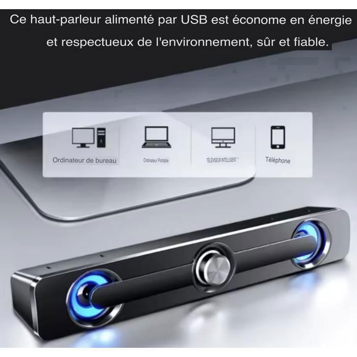 Laptop Speaker, Powerful Professional Sound, Universal 3.5mm Jack