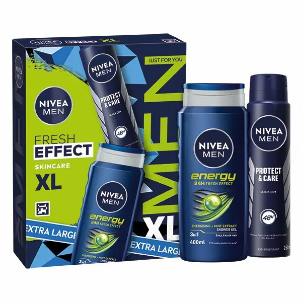 Set cadou Nivea For Men Fresh Effect XL Duo