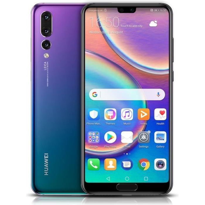 Smartphone HUAWEI P20 Pro Twilight 128GB - Schermo da 6,1 pollici - Tripla fotocamera posteriore - 6GB di RAM - Android 8.1