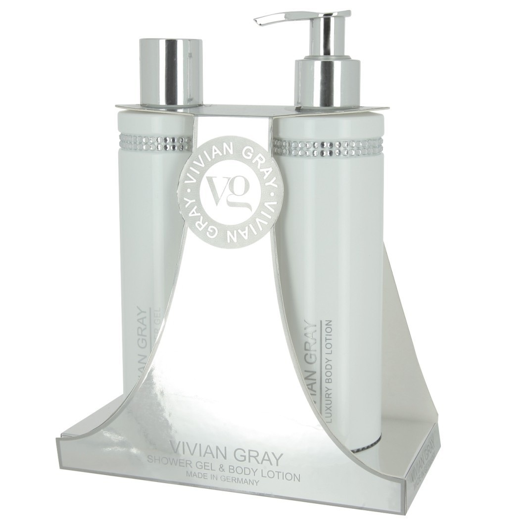 „Vivian Gray“ baltųjų kristalų kūno priežiūros rinkinys – 500 ml