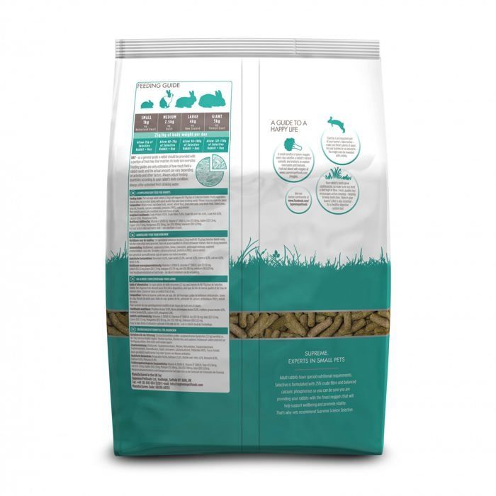 Mélange complet pour lapin - SUPREME - SELECTIVE RABBIT 5 KG